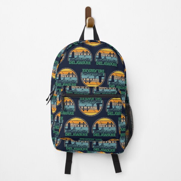 Item preview, Hollandsville Delaware Retro Sunset Local Pride Logo  designed and sold by CRHPOD20.