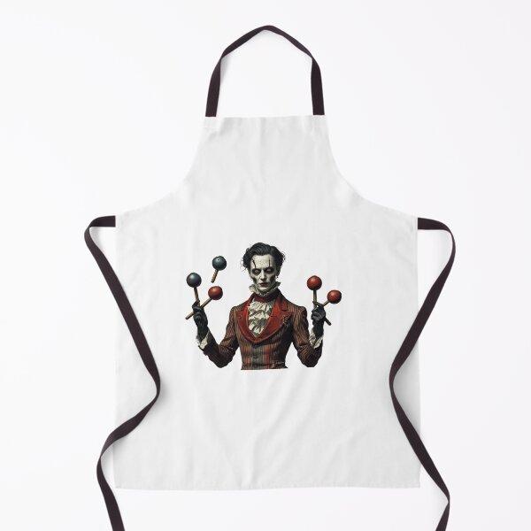 Item preview, Dark Victorian clown with gothic makeup designed and sold by StormArte.