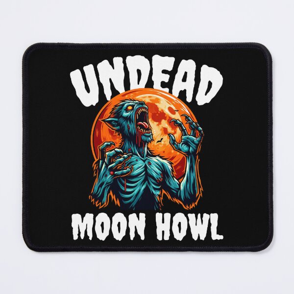 Item preview, UNDEAD MOON HOWL - ZOMBIE HALLOWEEN designed and sold by KEF Custom.