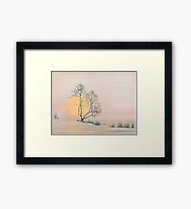 Golden Sun Framed Print
