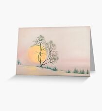 Golden Sun Greeting Card