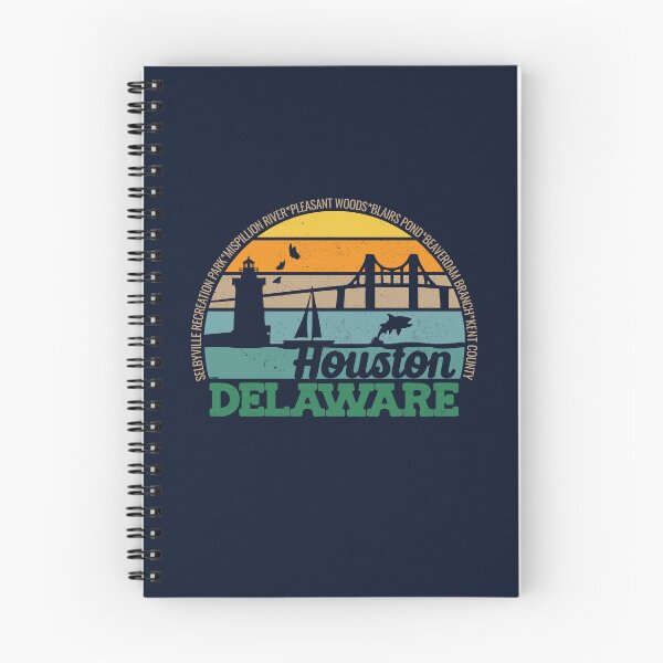 Item preview, Houston Delaware Retro Sunset Local Pride Logo  designed and sold by CRHPOD20.