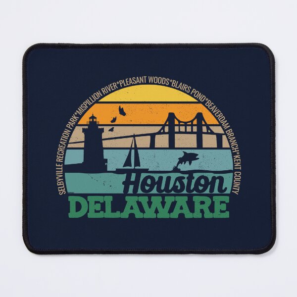 Item preview, Houston Delaware Retro Sunset Local Pride Logo  designed and sold by CRHPOD20.