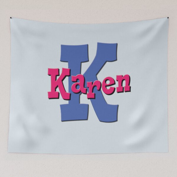 Item preview, K is for Karen, Girl's/Woman's Name and Initial  designed and sold by CharlottePlaceArt.