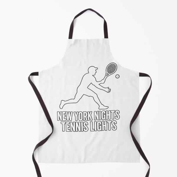 Item preview, US Open Inspired Tennis Shirt – New York Nights Tennis Lights Silhouette Graphic Tee designed and sold by BRAINROTWEAR.