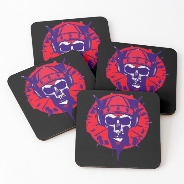 Item preview, Hardcore Purple and Red Graffiti Skull Design designed and sold by UNK-Fatigues.
