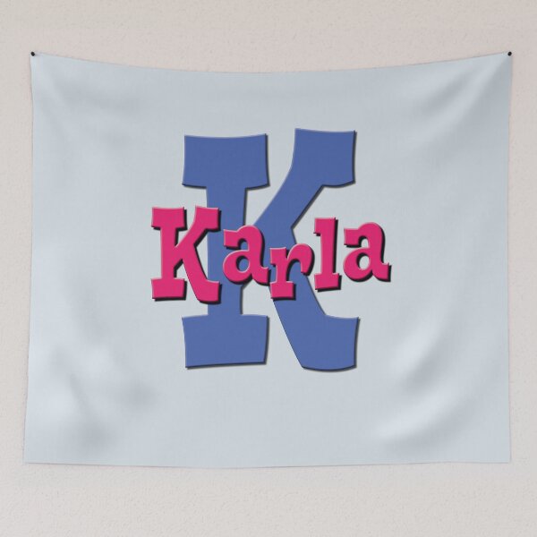 Item preview, K is for Karla, Girl's/Woman's Name and Initial  designed and sold by CharlottePlaceArt.