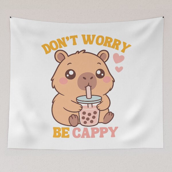 Item preview, Don't Worry Be Capy Kawaii Capybara Lover designed and sold by thebest-2studio.
