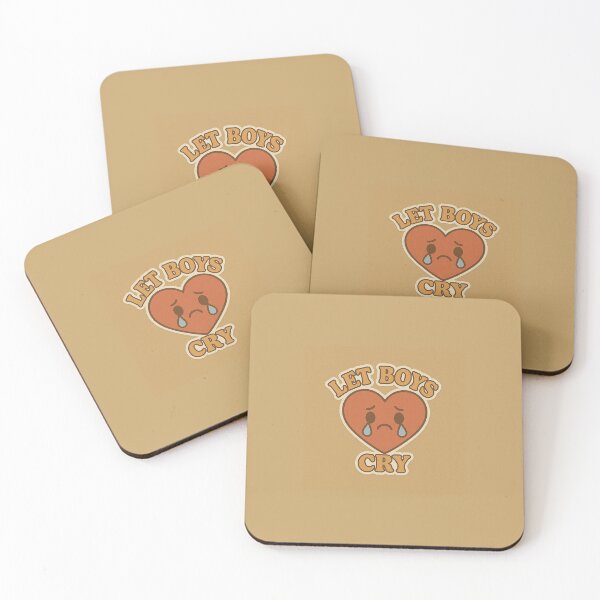 Item preview, Let Boys Cry – Emotional Support Heart Sticker designed and sold by Striklet.