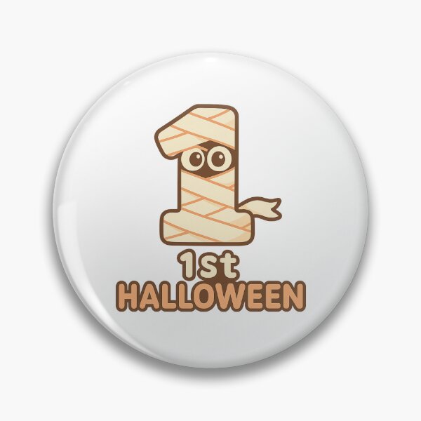 Item preview, Cute 1st Halloween Logo designed and sold by PeckyPom.