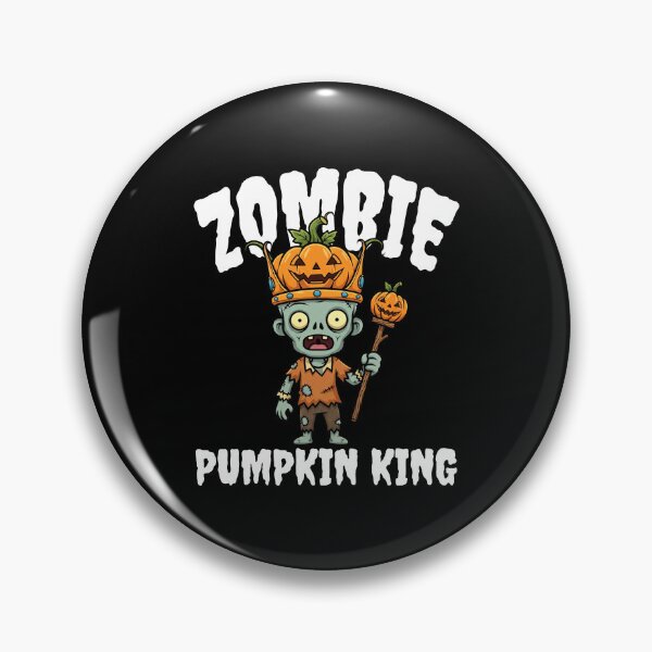 Item preview, ZOMBIE PUMPKIN KING - ZOMBIE HALLOWEEN designed and sold by KEF Custom.