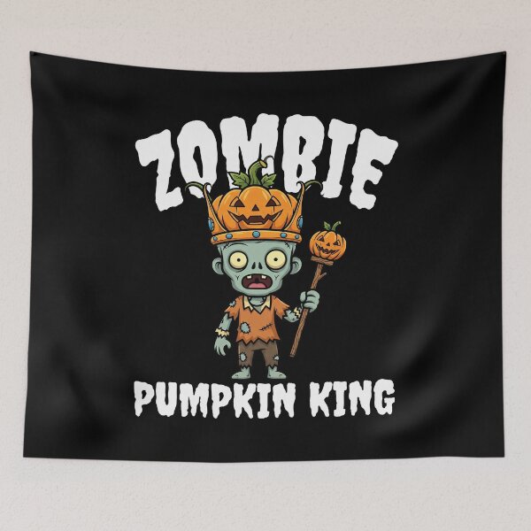 Item preview, ZOMBIE PUMPKIN KING - ZOMBIE HALLOWEEN designed and sold by KEF Custom.
