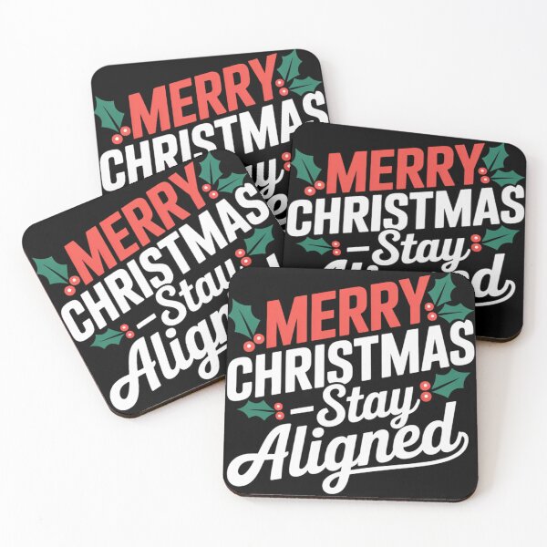 Item preview, Merry Christmas – Stay Aligned Funny Osteopathy Christmas Design designed and sold by osteopath shop.