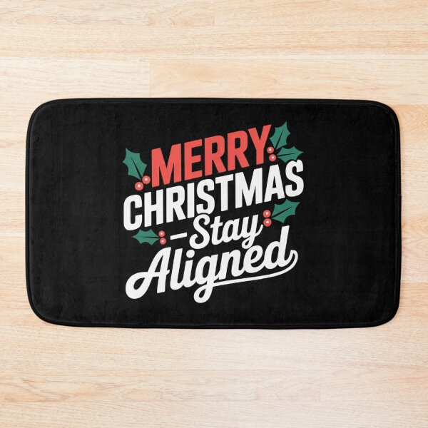 Item preview, Merry Christmas – Stay Aligned Funny Osteopathy Christmas Design designed and sold by osteopath shop.