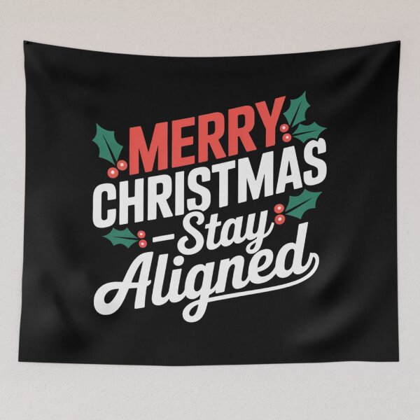 Item preview, Merry Christmas – Stay Aligned Funny Osteopathy Christmas Design designed and sold by osteopath shop.