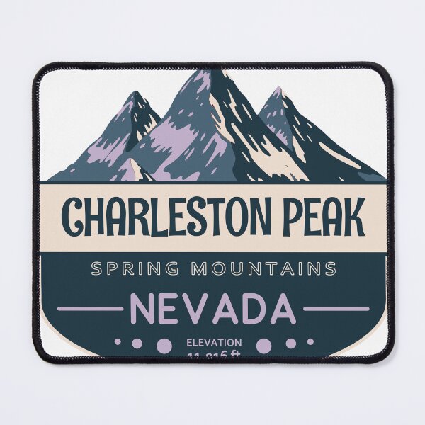 Item preview, Charleston Peak, Spring Mountains, Nevada, Mountain Design designed and sold by Wanderful-roads.
