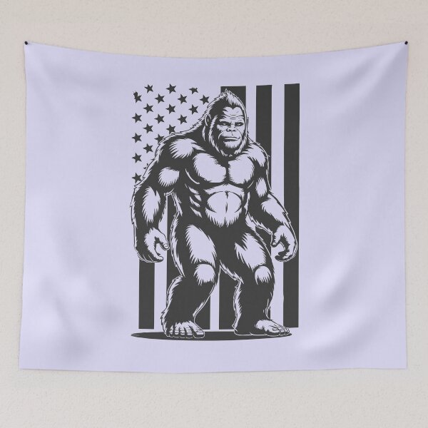 Item preview, Bigfoot saw me designed and sold by NettiesWallArt.