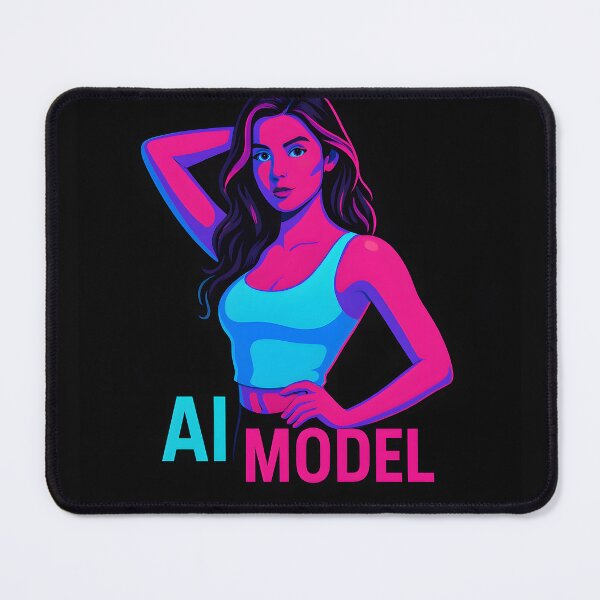 Item preview, AI Model – Female Neon Cyberpunk #3 designed and sold by NeonStack.
