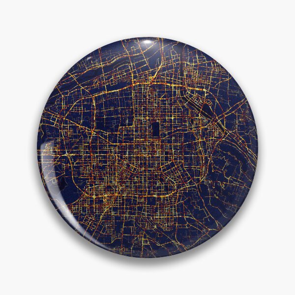 Item preview, Xian, Shaanxi, China Map - City At Night designed and sold by deMAP.