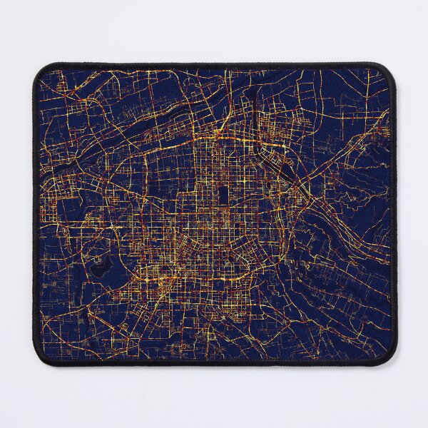 Item preview, Xian, Shaanxi, China Map - City At Night designed and sold by deMAP.