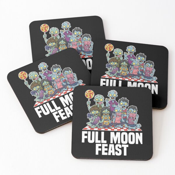 Item preview, FULL MOON FEAST - ZOMBIE HALLOWEEN designed and sold by KEF Custom.