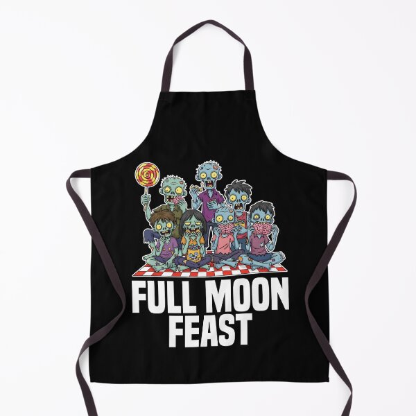 Item preview, FULL MOON FEAST - ZOMBIE HALLOWEEN designed and sold by KEF Custom.
