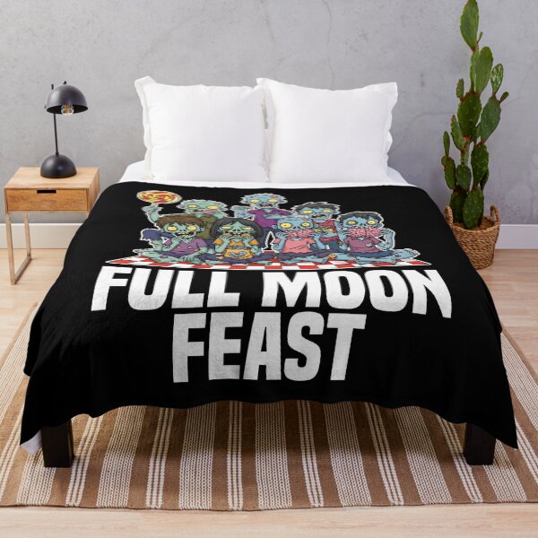 Item preview, FULL MOON FEAST - ZOMBIE HALLOWEEN designed and sold by KEF Custom.