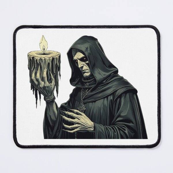 Item preview, Victorian Dark Monk with Mystical Candle designed and sold by StormArte.