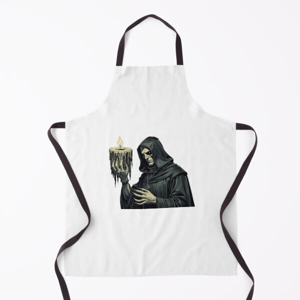 Item preview, Victorian Dark Monk with Mystical Candle designed and sold by StormArte.