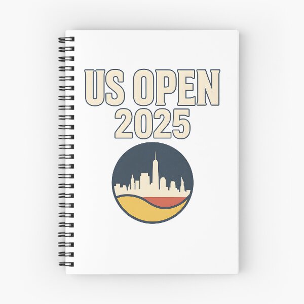 Item preview, US Open 2025 Tennis Shirt – New York Skyline Retro Graphic Tee for Tennis Fans designed and sold by BRAINROTWEAR.