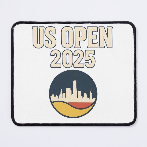 Item preview, US Open 2025 Tennis Shirt – New York Skyline Retro Graphic Tee for Tennis Fans designed and sold by BRAINROTWEAR.
