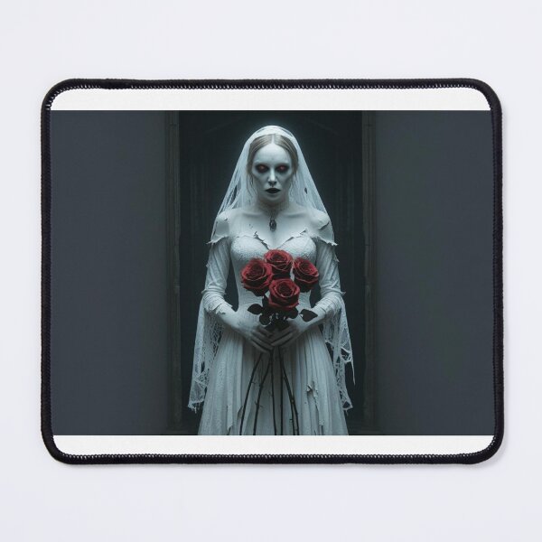 Item preview, Victorian Ghost Bride with Red Roses designed and sold by StormArte.