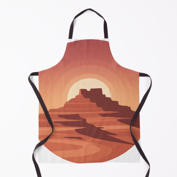 Item preview, Desert Sunset Landscape – Minimalist Nature Art designed and sold by ArtByYunus.