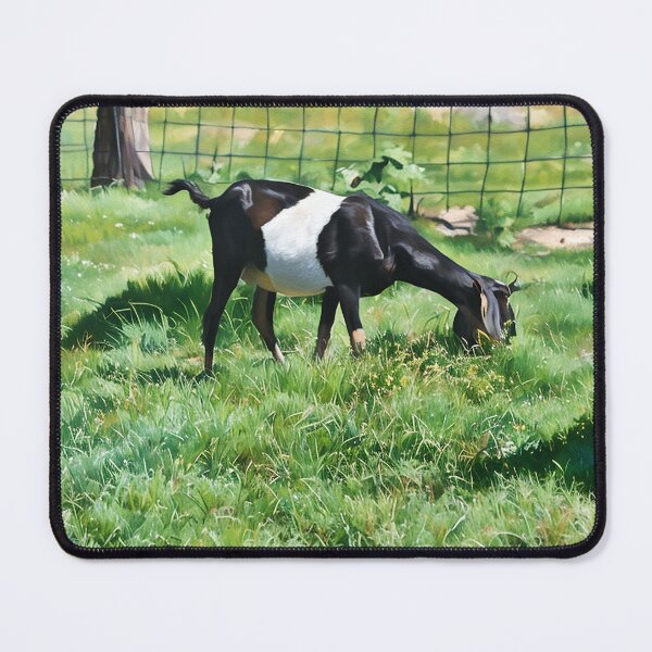 Item preview, Nubian Goat Princess Black Doe watercolor image designed and sold by RobynPeters1836.