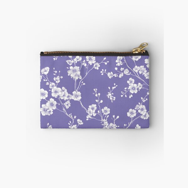 Item preview, Lavender White Cherry Blossom Pattern designed and sold by GrinGalore.