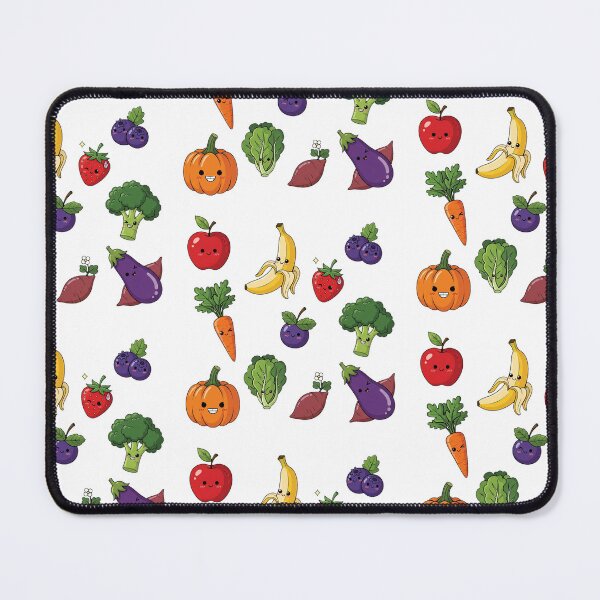 Item preview, Happy Veggies & Fruits ,Kawaii Cartoon Food Friends by Lov Verman  designed and sold by Lov Verman.