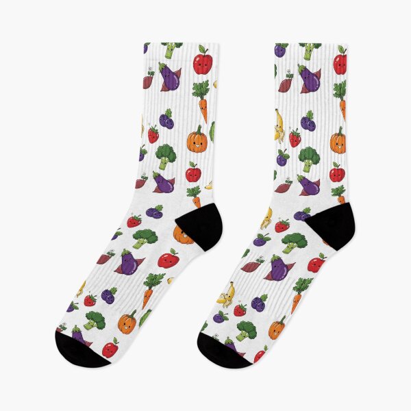 Item preview, Happy Veggies & Fruits ,Kawaii Cartoon Food Friends by Lov Verman  designed and sold by Lov Verman.