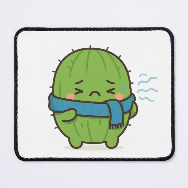 Item preview, Cold Cactus – Cute Kawaii Chibi Plant Design designed and sold by artbyTSR.