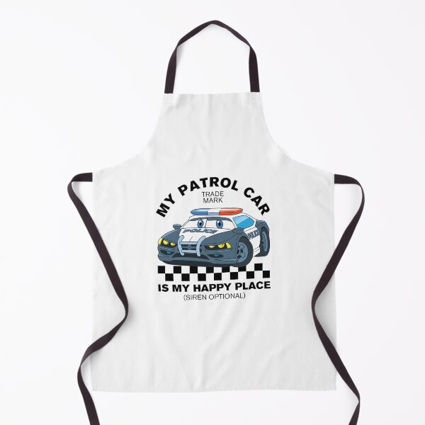 Item preview, My patrol car is my happy place (siren optional) designed and sold by Peerless-Prime.