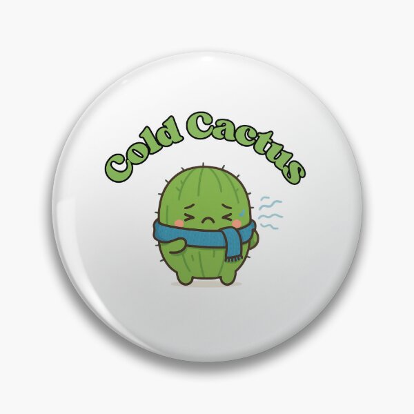 Item preview, Cold Cactus – Cute Kawaii Chibi Plant Design designed and sold by artbyTSR.