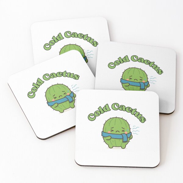 Item preview, Cold Cactus – Cute Kawaii Chibi Plant Design designed and sold by artbyTSR.