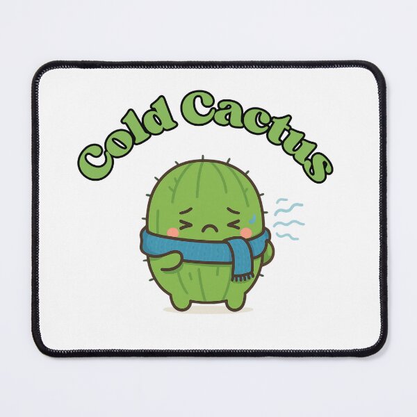 Item preview, Cold Cactus – Cute Kawaii Chibi Plant Design designed and sold by artbyTSR.