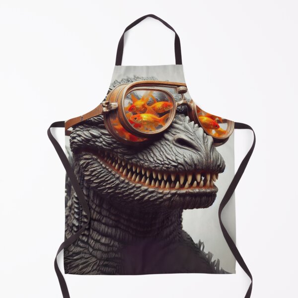 Item preview, "Jurassic Carp-ture: Goldzilla with Shades" designed and sold by Print Fiction.