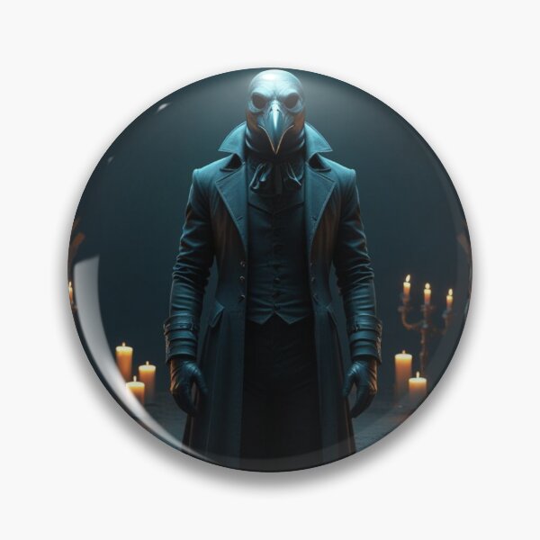 Item preview, Victorian plague doctor with dark mask designed and sold by StormArte.