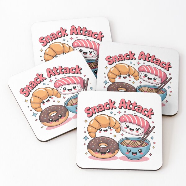 Item preview, Kawaii Snack Cute Noodles, Sushi, Donut & Croissant designed and sold by AmabelleAtelier.