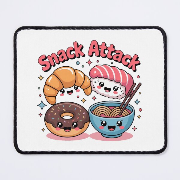 Item preview, Kawaii Snack Cute Noodles, Sushi, Donut & Croissant designed and sold by AmabelleAtelier.