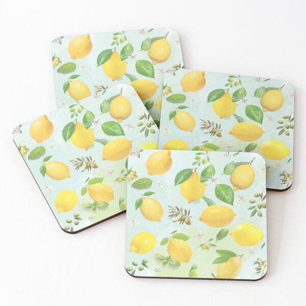 Item preview, Mediterranean Lemons and Olives - Fresh Cottagecore Art designed and sold by Faerestry.