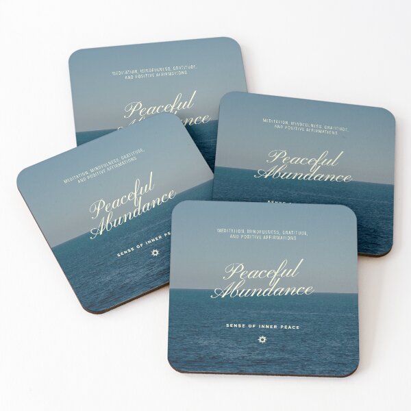 Item preview, Peaceful Abundance — Mindful Affirmation for Calm Prosperity designed and sold by SmolSummer.Homie.