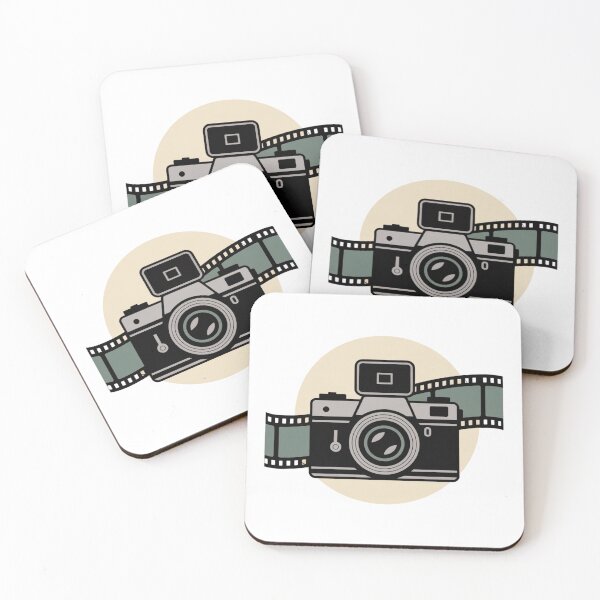 Item preview, Vintage Camera with Film Roll Design – Retro Photography Lover Artwork for Photographers and Creative Souls designed and sold by ArtByYunus.