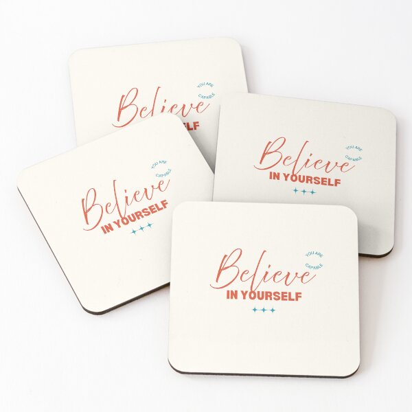 Item preview, Believe in Yourself — Inspiring Minimalist Quote for Daily Motivation & Inner Strength designed and sold by SmolSummer.Homie.